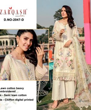 ZARQASH 2047 D ROUCHE VOL 2 WHOLESALE SALWAR KAMEEZ