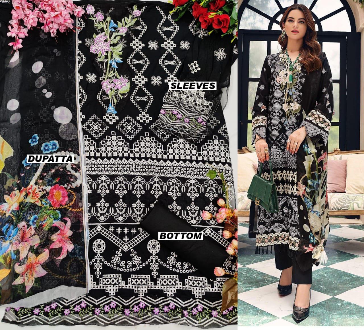 SADIYA HASAN 5001 BLACK SALWAR KAMEEZ WHOLESALER