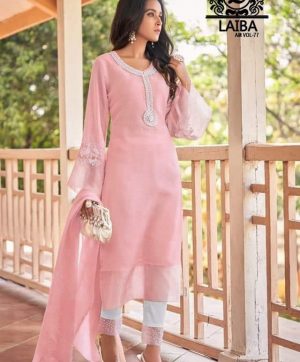 LAIBA AM VOL 77 PINK READYMADE DESIGNER TUNICS