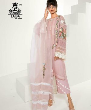 LAIBA AM VOL 54 PINK DESIGNER TUNICS WHOLESALER SURAT