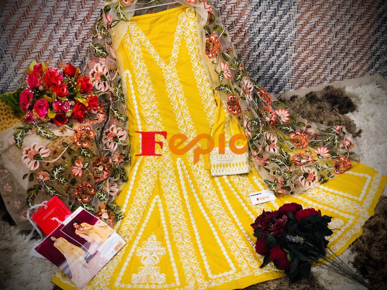 FEPIC 1139 YELLOW SALWAR KAMEEZ WHOLESALER SURAT