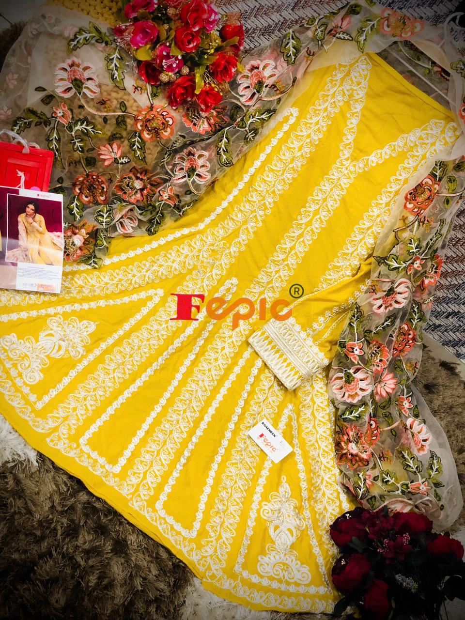 FEPIC 1139 YELLOW SALWAR KAMEEZ WHOLESALER SURAT