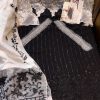 ZIAAZ DESIGNS 777 BLACK & WHITE SALWAR KAMEEZ