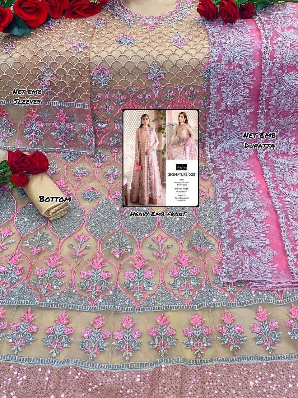 RAWAYAT SIGNATURE 023 SALWAR KAMEEZ MANUFACTURER