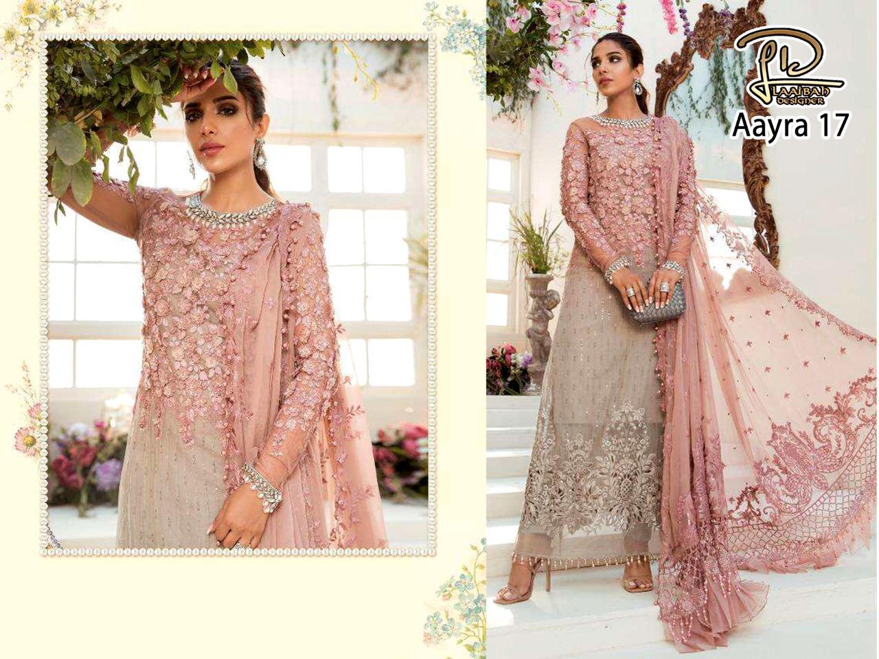 LAAIBAH DESIGNER AAYRA 17 PAKISTANI SALWAR KAMEEZ