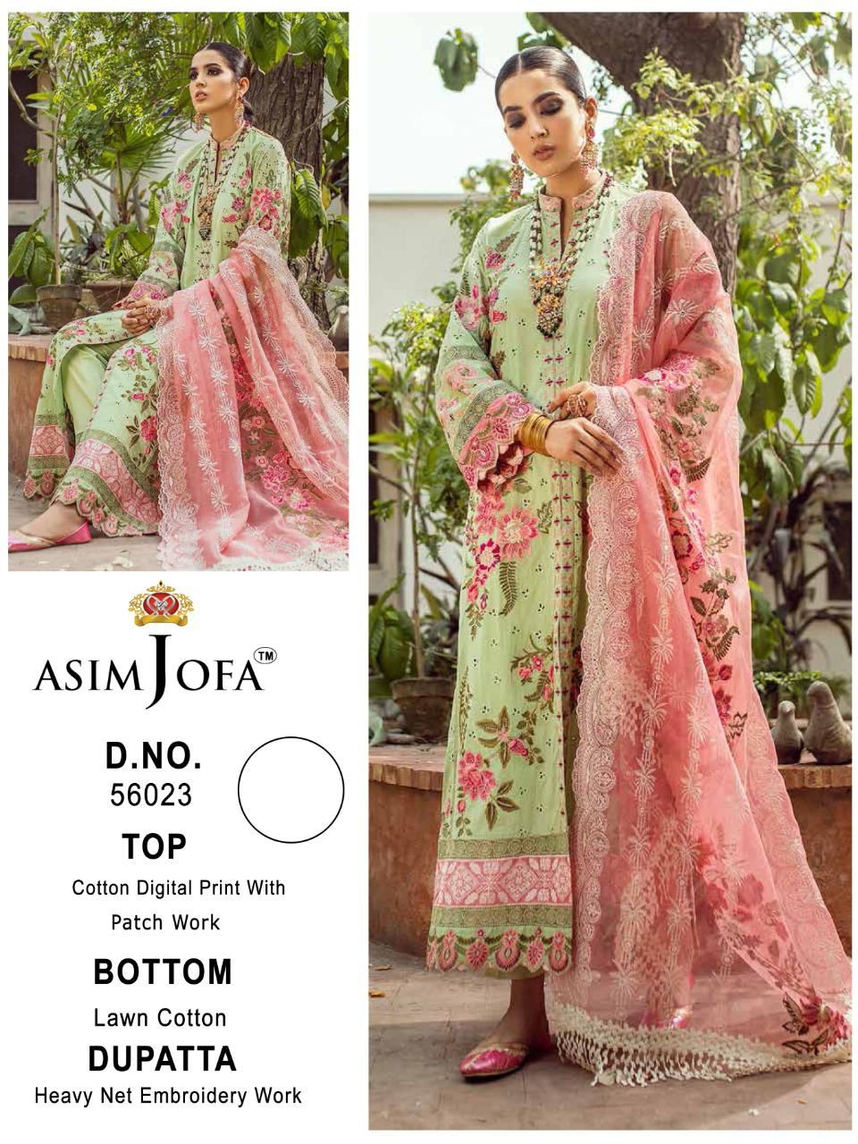 ASIM JOFA 56023 SALWAR KAMEEZ MANUFACTURER