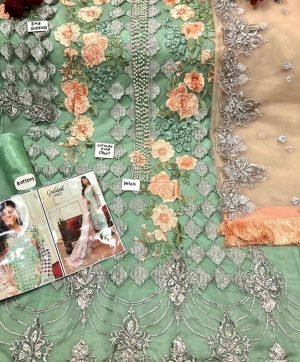 GULAAL VOL 2 GREEN PAKISTANI SUITS MANUFACTURER