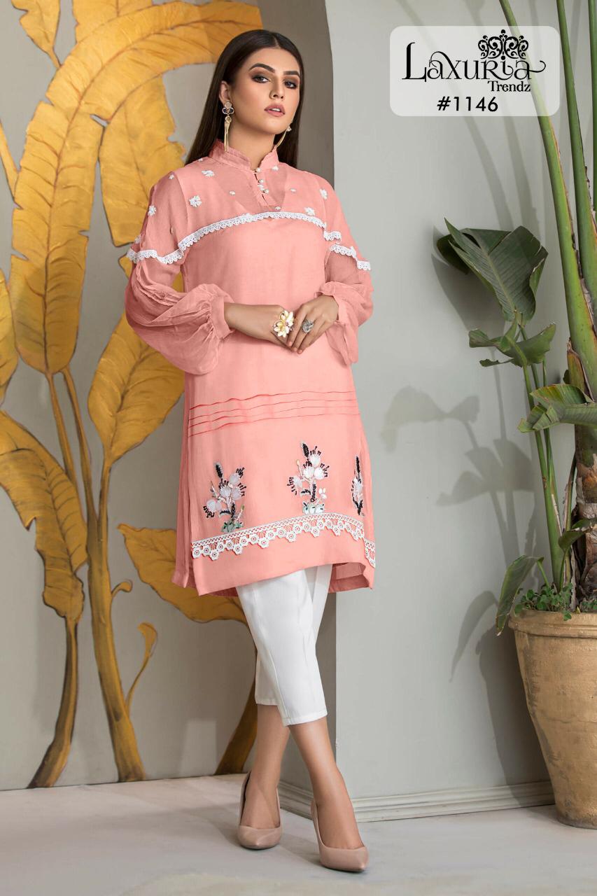 LAXURIA TRENDZ 1146 DESIGNER TUNICS WHOLESALER