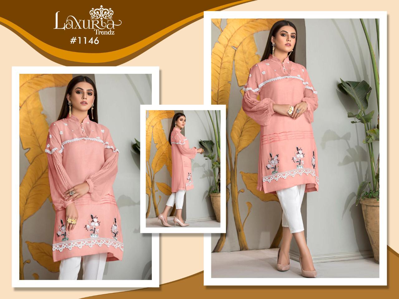 LAXURIA TRENDZ 1146 DESIGNER TUNICS WHOLESALER