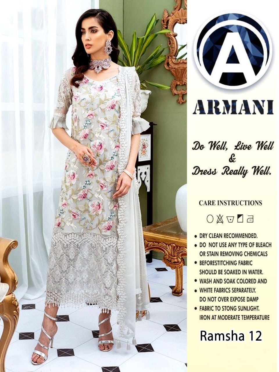 ARMANI RAMSHA 12 SALWAR KAMEEZ MANUFACTURER