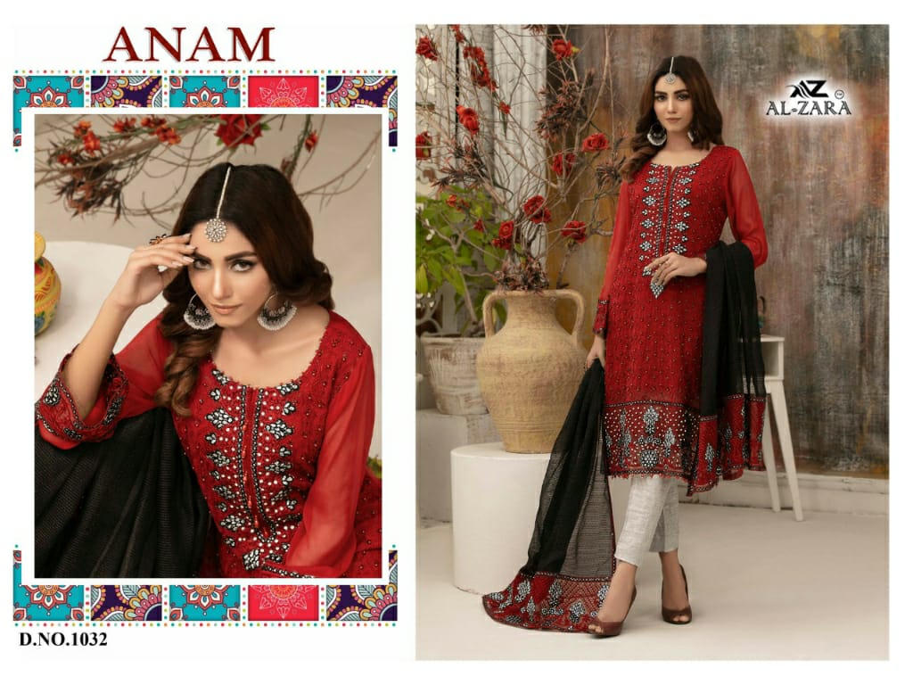 AL ZARA ANAM 1032 SALWAR KAMEEZ MANUFACTURER