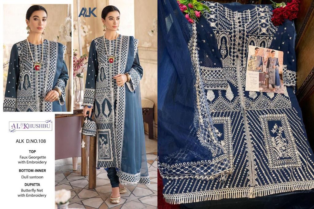 AL KHUSHBU 108 SALWAR KAMEEZ MANUFACTURER