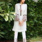 LAIBA AM VOL 79 DUCKISH WHITE DESIGNER TUNICS WHOLESALER