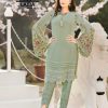 LAIBA AM 59 PISTA GREEN READYMADE TUNICS WHOLESALER