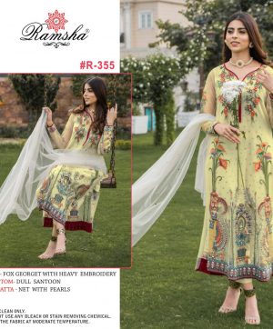 RAMSHA R 355 VOL 23 SALWAR KAMEEZ MANUFACTURER