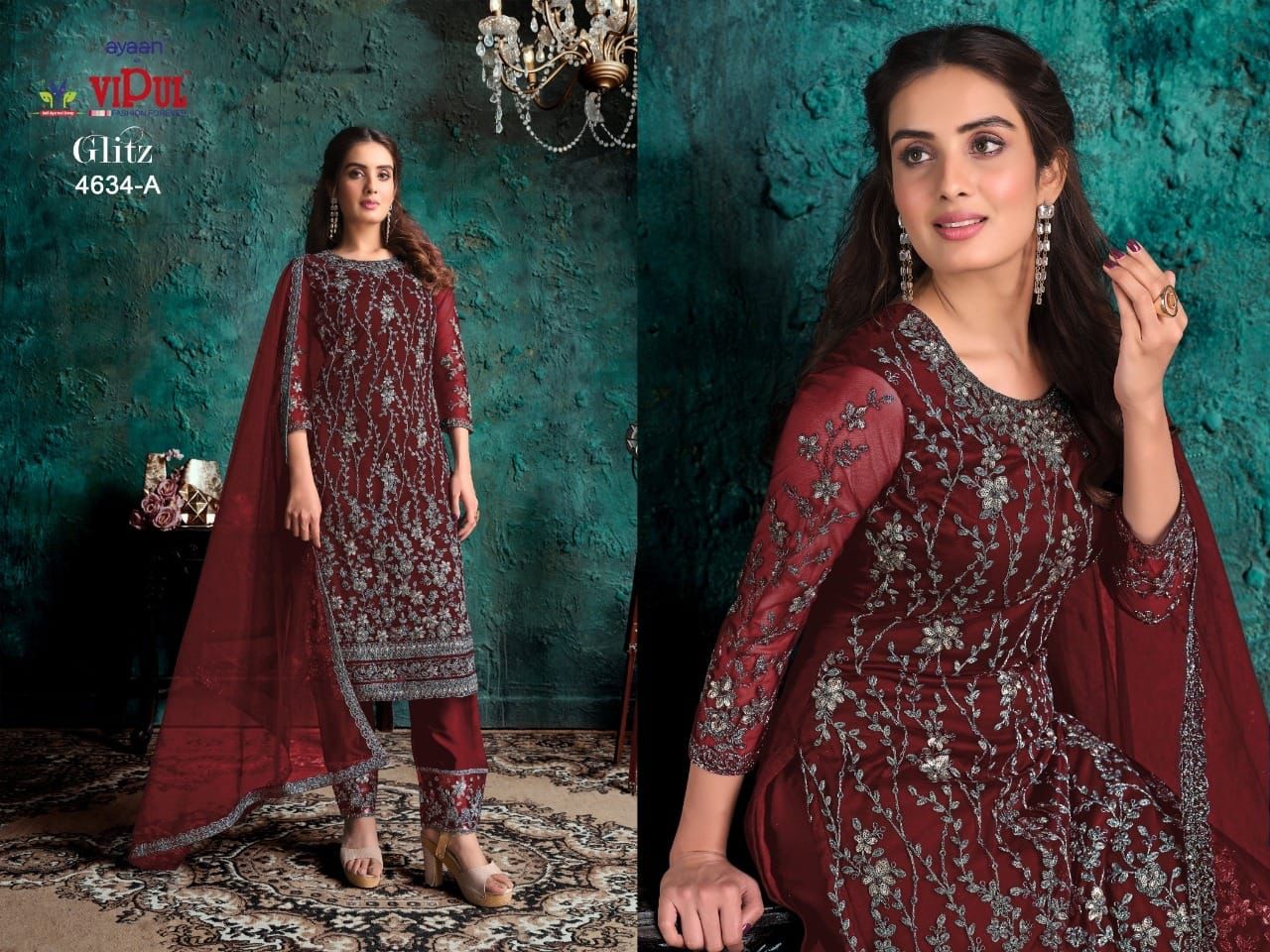 KHATUN FAB VIPUL 4634 A SALWAR KAMEEZ MANUFACTURER