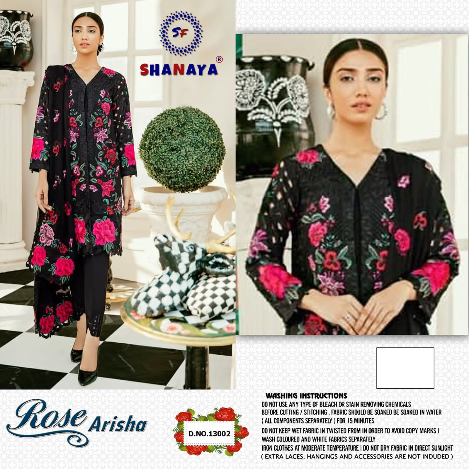 SHANAYA 13002 ROSE ARISHA SALWAR KAMEEZ WHOLESALER