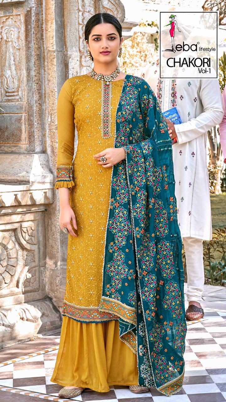 EBA LIFESTYLE CHAKORI 1328 SALWAR KAMEEZ MANUFACTURER