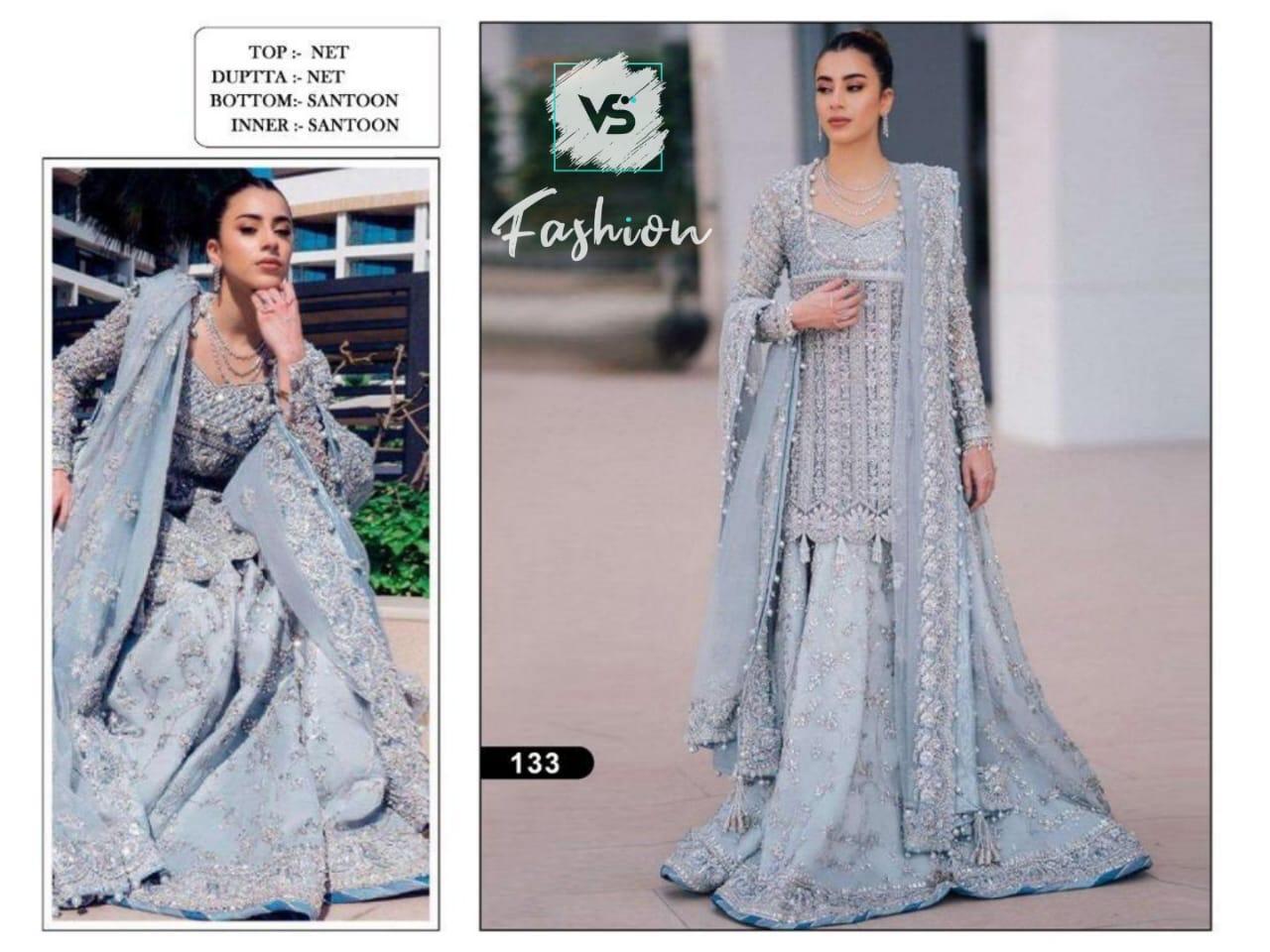 VS FASHION 133 PAKISTANI SALWAR KAMEEZ MANUFACTURER