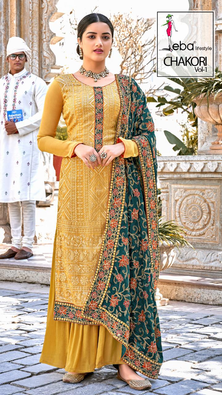 EBA LIFESTYLE CHAKORI 1330 SALWAR KAMEEZ MANUFACTURER