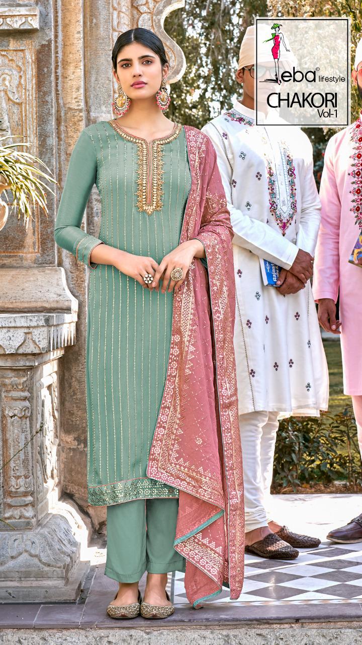 EBA LIFESTYLE CHAKORI 1331 SALWAR KAMEEZ MANUFACTURER