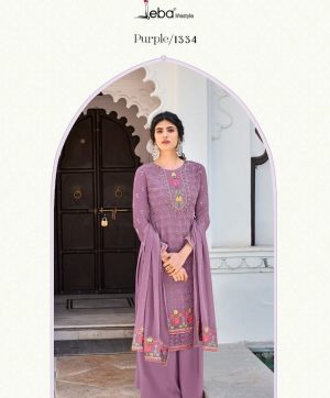 EBA LIFESTYLE PURPLE 1334 SALWAR KAMEEZ MANUFACTURER