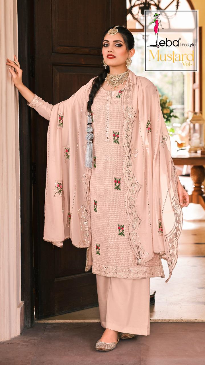 EBA LIFESTYLE MUSTARD 1339 SALWAR KAMEEZ MANUFACTURER