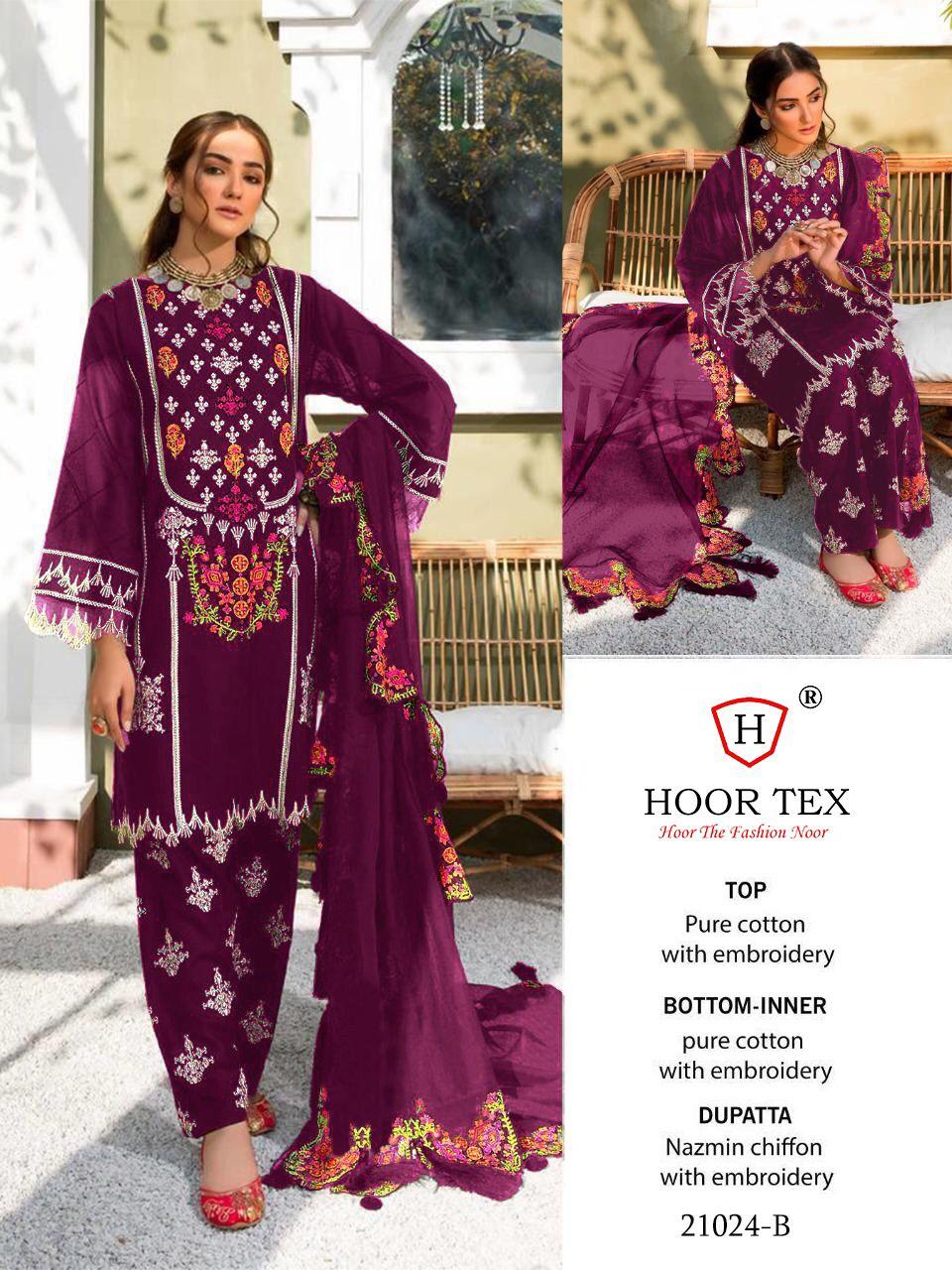 HOOR TEX 21024 A SALWAR KAMEEZ MANUFACTURER