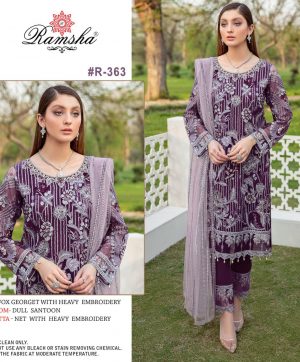 RAMSHA R 363 SALWAR KAMEEZ MANUFACTURER