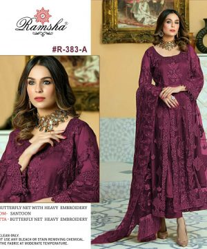 RAMSHA 383 A PAKISTANI SALWAR KAMEEZ MANUFACTURER