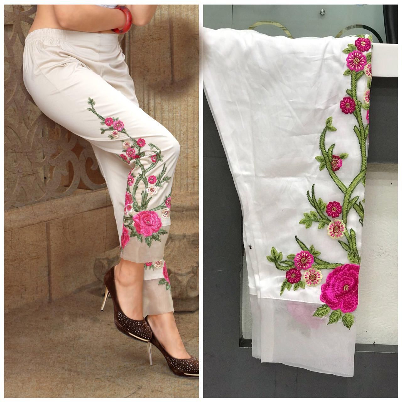 DESIGNER CIGARETTE PANTS A 1 WHOLESALER SURAT