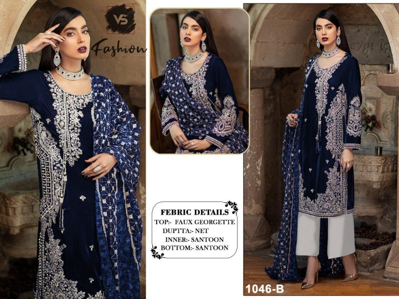 VS FASHION 1046 B PAKISTANI SUITS MANUFACTURER