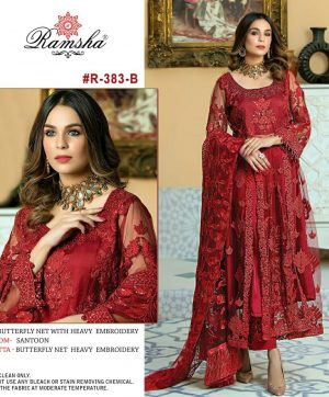 RAMSHA 383 B PAKISTANI SALWAR KAMEEZ MANUFACTURER