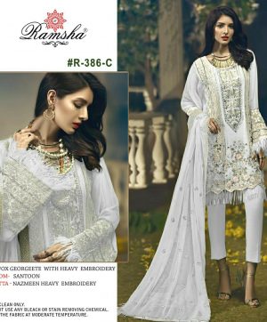 RAMSHA 386 C PAKISTANI SALWAR KAMEEZ MANUFACTURER