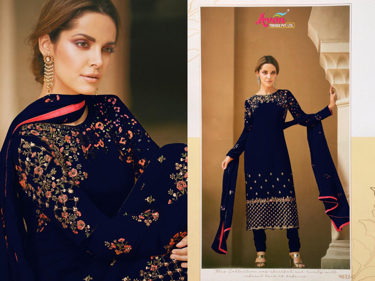 AVON 9032 C SALWAR KAMEEZ MANUFACTURER SURAT