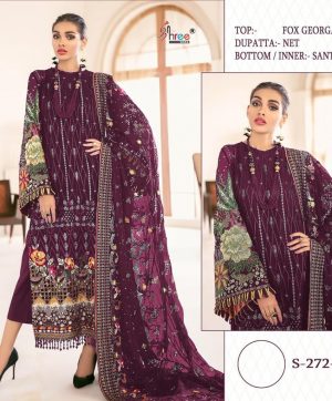 SHREE FABS S 272 C PAKISTANI SUITS MANUFACTURER