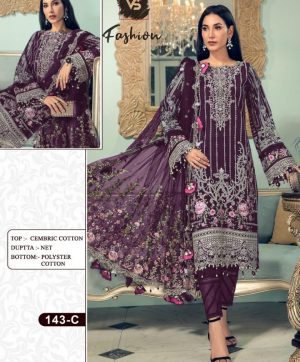 VS FASHION 143 C COTTON SALWAR KAMEEZ MANUFACTURER