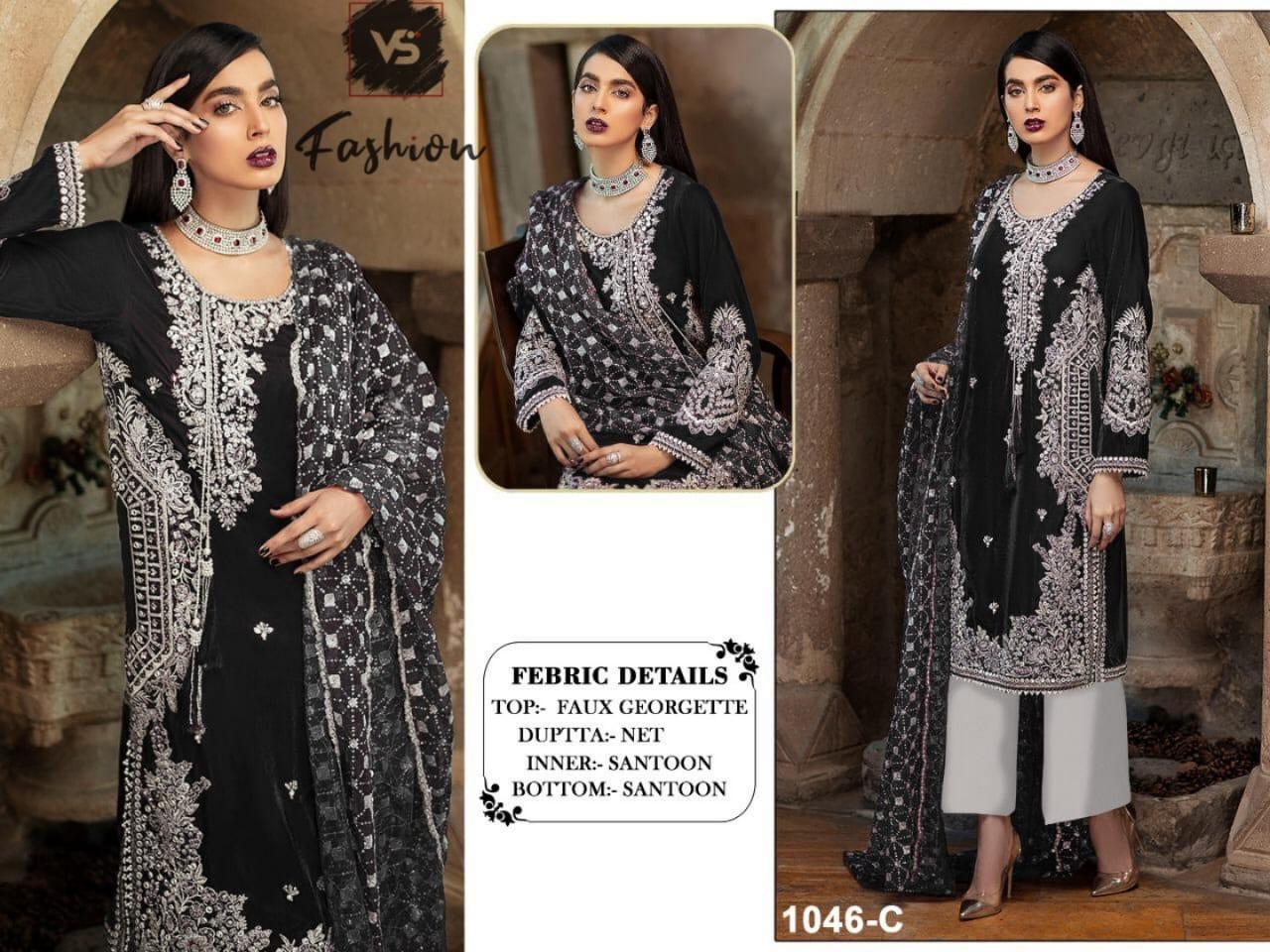 VS FASHION 1046 C PAKISTANI SUITS MANUFACTURER