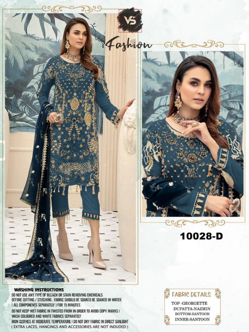 VS FASHION 10028 D SALWAR KAMEEZ MANUFACTURER