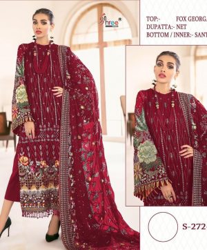 SHREE FABS S 272 E PAKISTANI SUITS MANUFACTURER