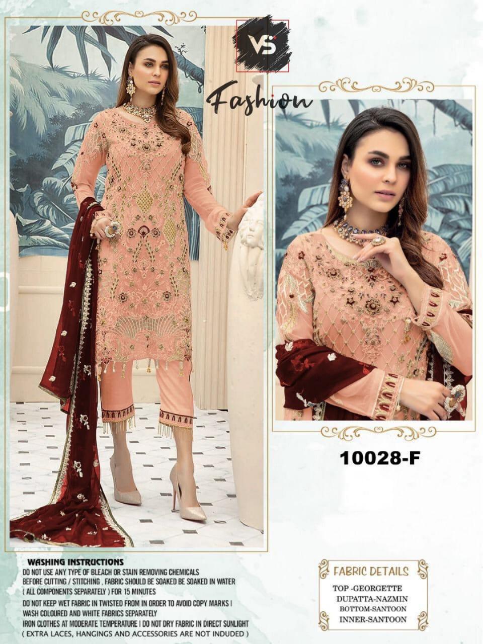 VS FASHION 10028 F SALWAR KAMEEZ MANUFACTURER