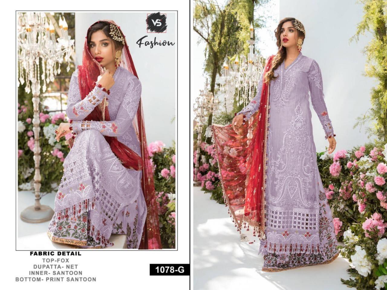 VS FASHION 1078 G SALWAR KAMEEZ MANUFACTURER