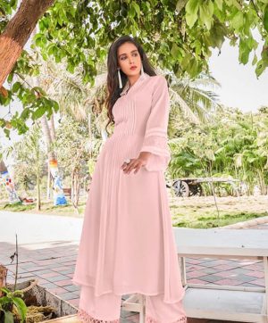 HAYA STUDIO 1006 LIGHT DUSTY PINK DESIGNER TUNICS WHOLESALER