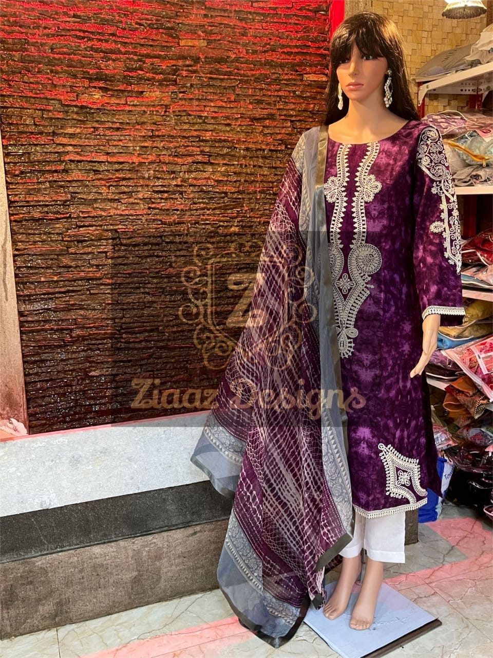 ZIAAZ DESIGNS 7777 B SALWAR KAMEEZ MANUFACTURER