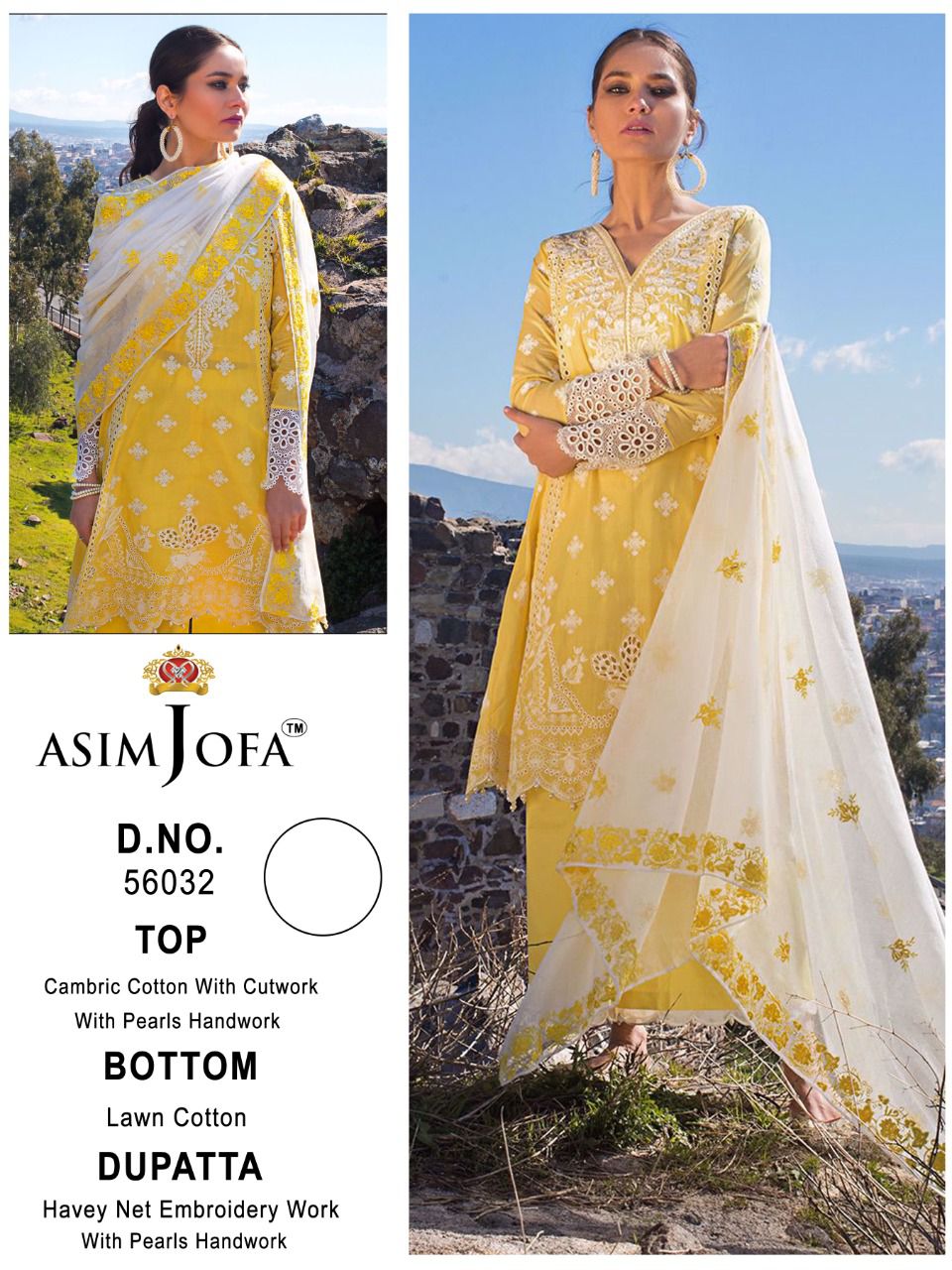 ASIM JOFA 56032 SALWAR KAMEEZ WHOLESALER