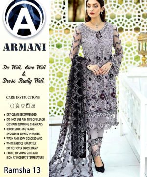 ARMANI RAMSHA 13 SALWAR KAMEEZ MANUFACTURER