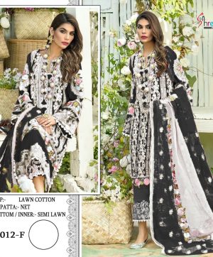 SHREE FABS 1012 F BLACK CRIMSON SALWAR KAMEEZ