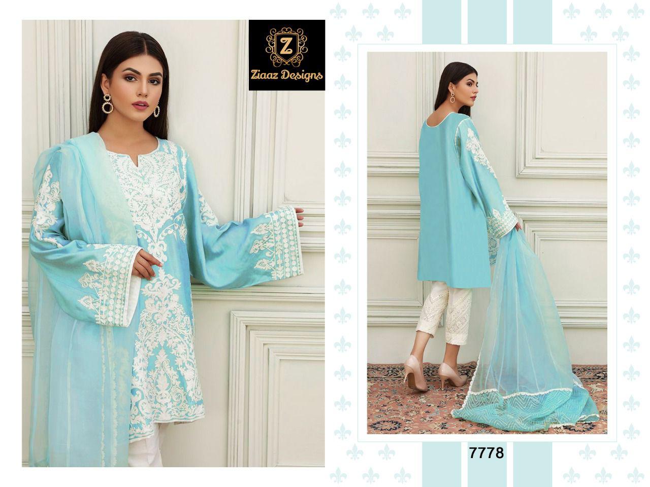 ZIAAZ DESIGN 7778 SALWAR KAMEEZ MANUFACTURER