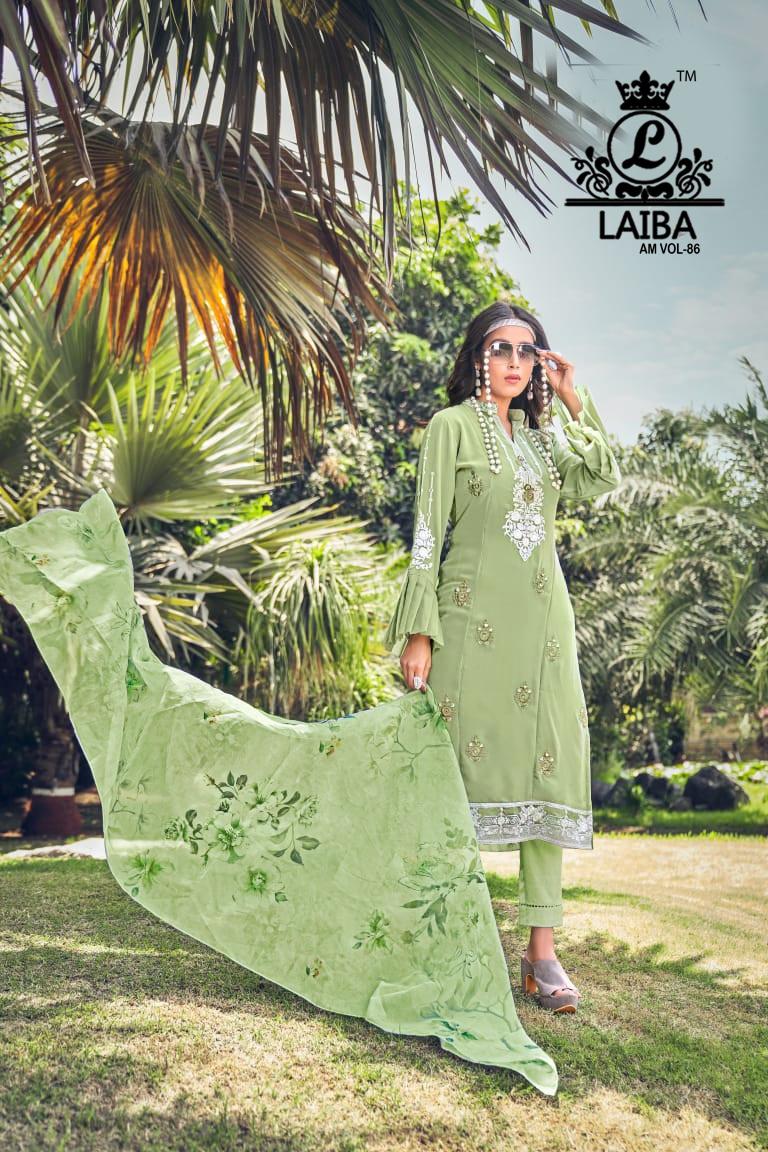 LAIBA AM VOL 86 PISTA DESIGNER TUNICS WHOLESALER