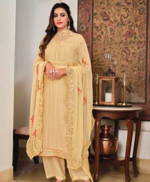 EBA LIFESTYLE 1350 MUSTARD 2 SALWAR KAMEEZ